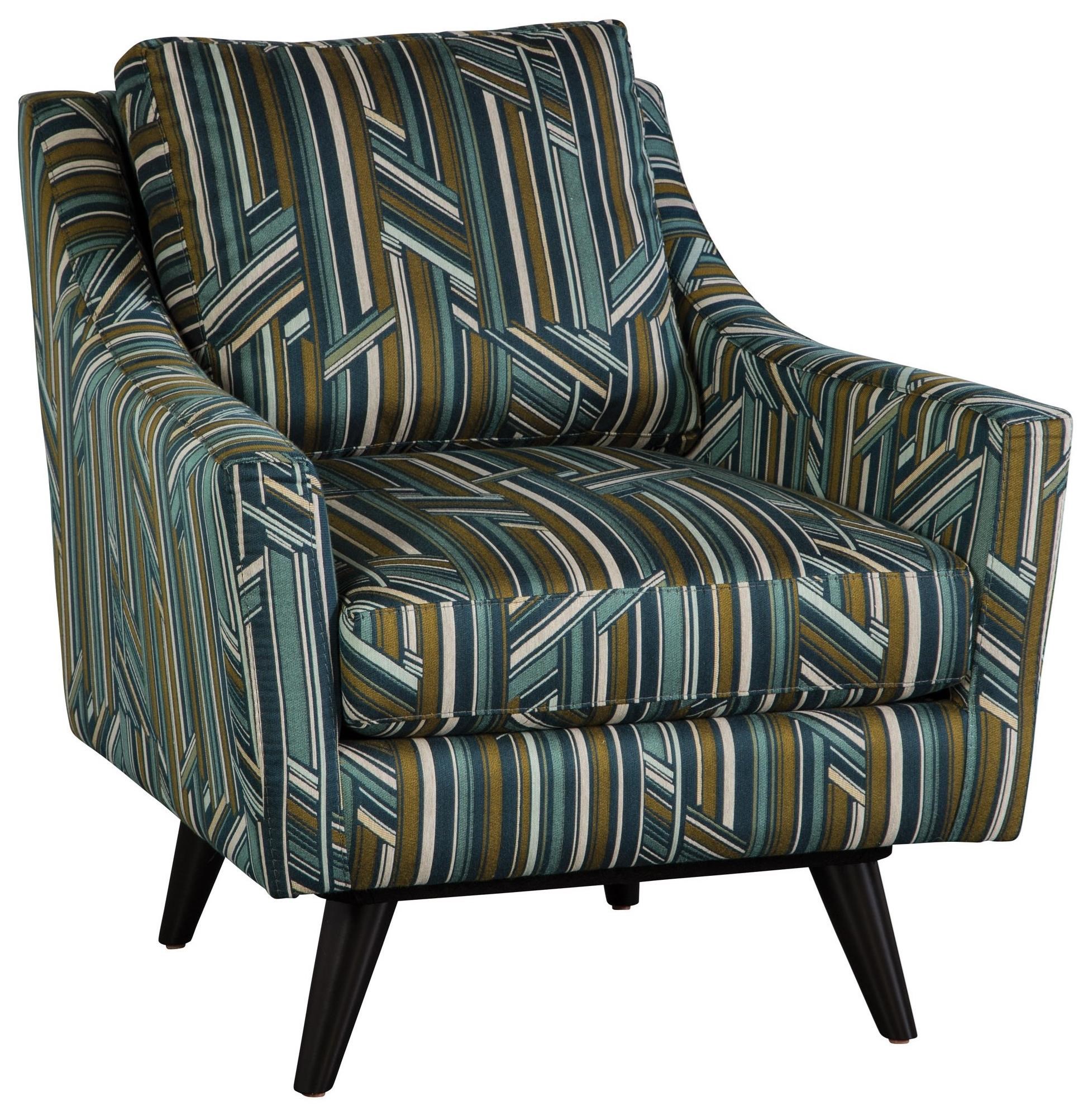 Marcus Daniels Carrie Mid Century Modern Accent Swivel Chair with